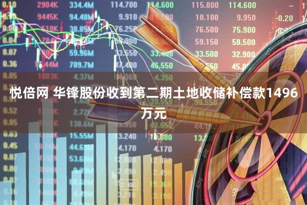 悦倍网 华锋股份收到第二期土地收储补偿款1496万元