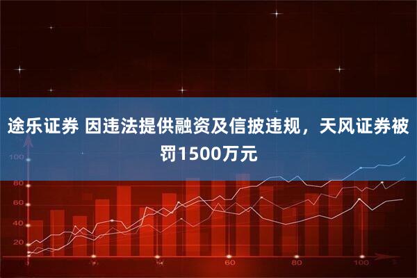 途乐证券 因违法提供融资及信披违规，天风证券被罚1500万元